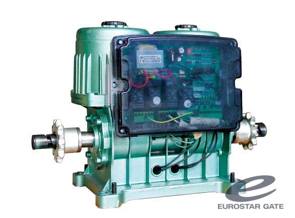 Motor cổng xếp không ray cảm ứng từ Baisheng