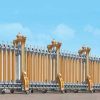 Cửa cổng xếp hợp kim nhôm EG-015
