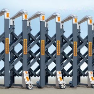 Cửa cổng xếp hợp kim nhôm EG-106