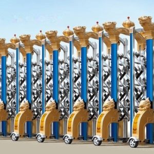 Cửa cổng xếp hợp kim nhôm EG-112