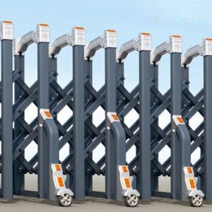 Cửa cổng xếp hợp kim nhôm EG-114