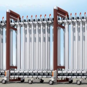 Cửa cổng xếp hợp kim nhôm EG-145-2