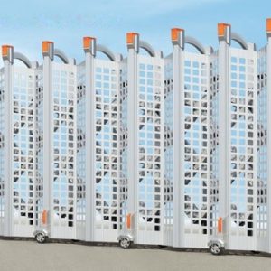 Cửa cổng xếp hợp kim nhôm EG-149