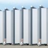 Cửa cổng xếp hợp kim nhôm EG-151